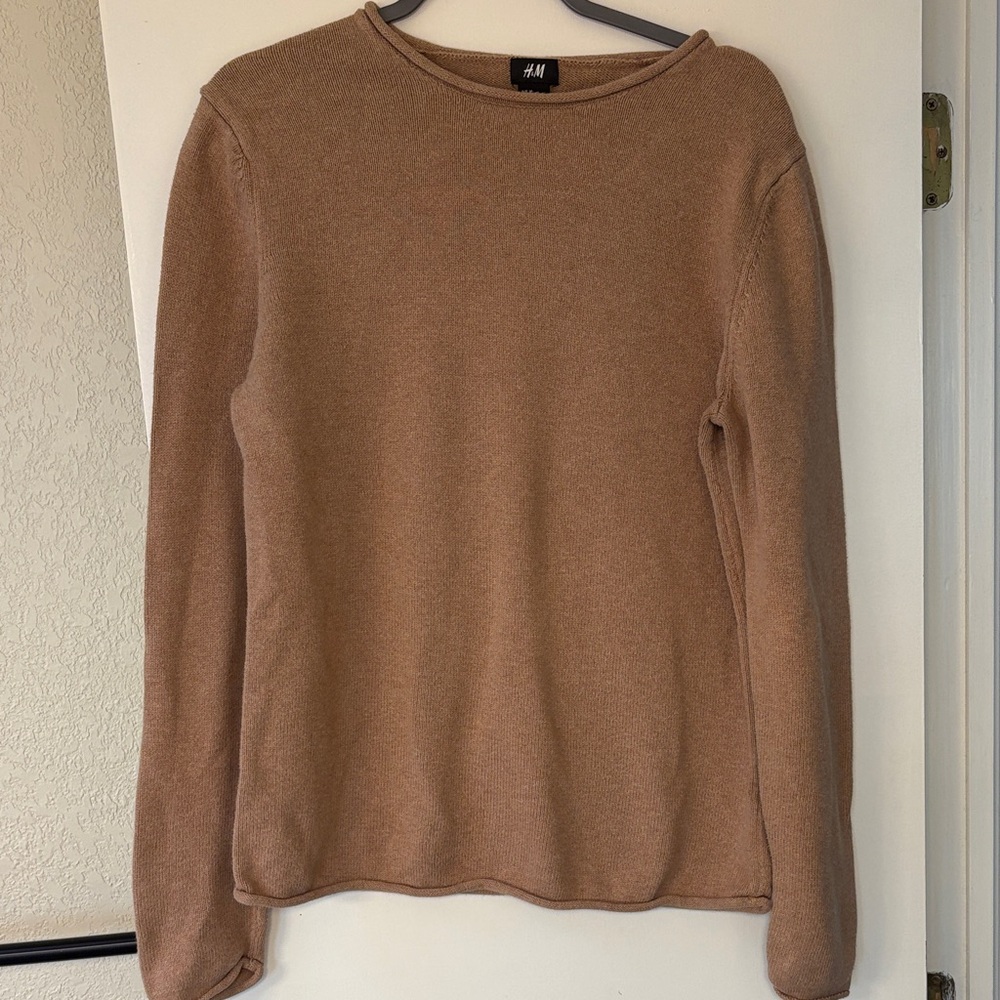 H&M Men's Brown Crewneck Sweater
